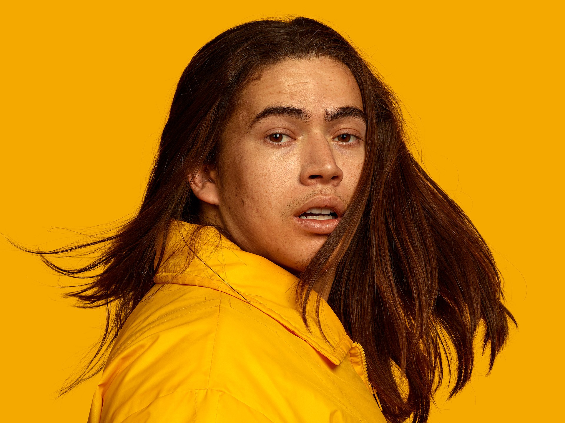 Eume campaign portrait showing hair and personal identity