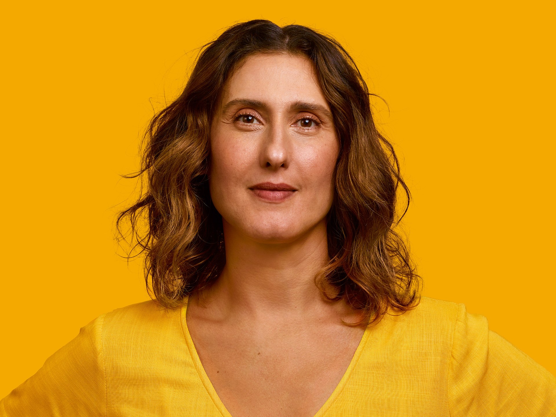 Eume campaign portrait showing hair and personal identity